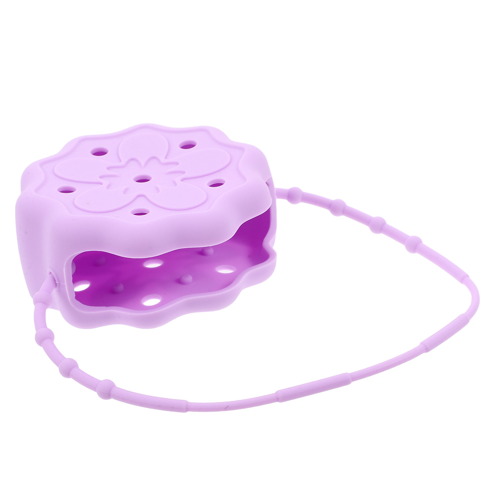 Shower Steamer Tablet - Silikon Duş Tablet Tutucu, Mor Renk,