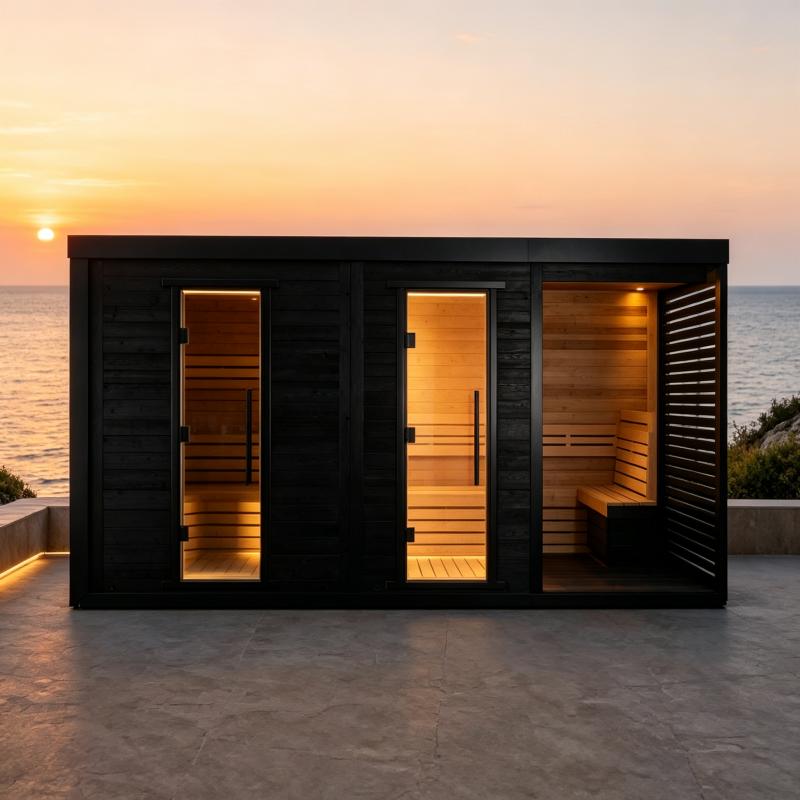 Özel Tasarım Ahşap Sauna Odası - Spa Wellness Resorts incelemesi ve fiyatı
