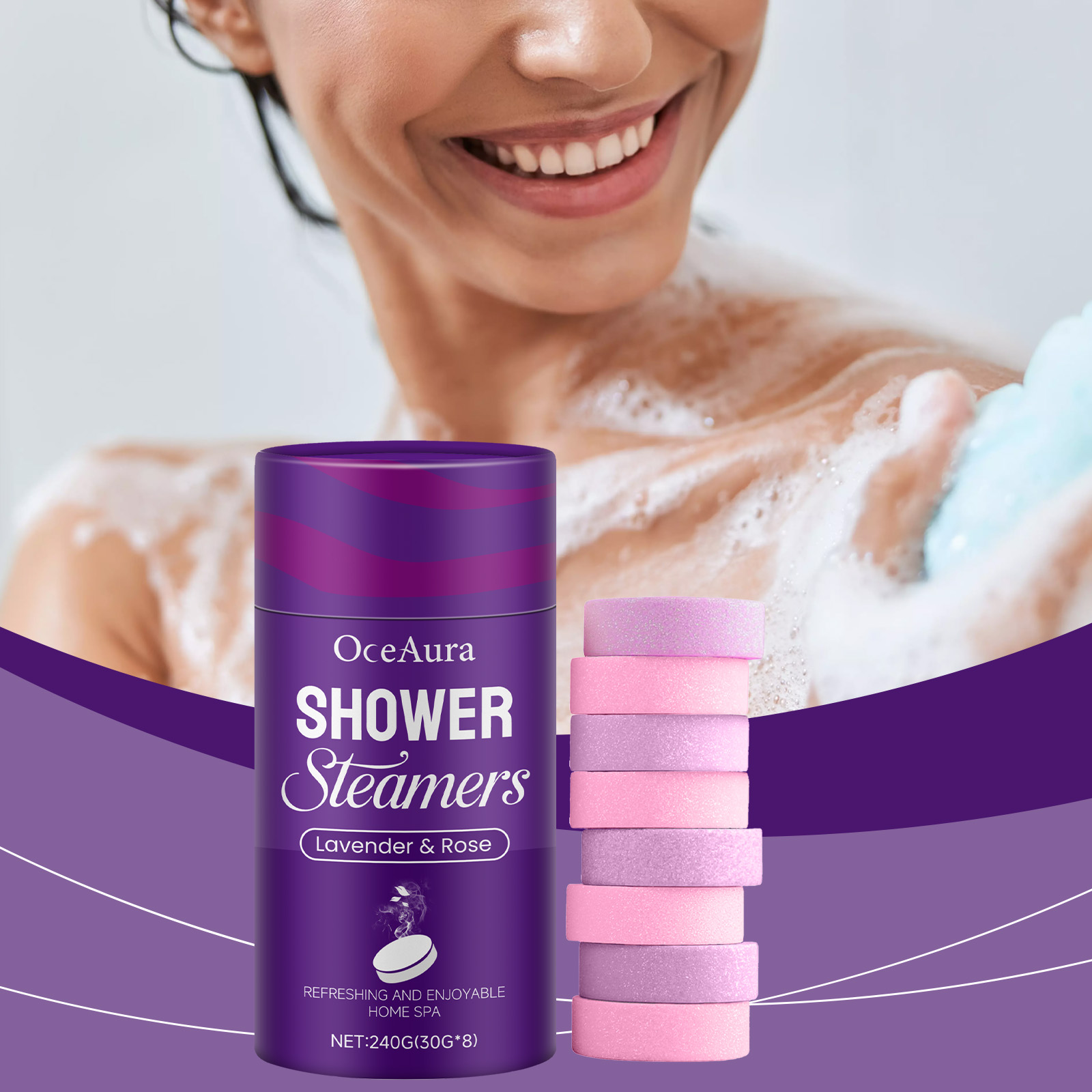 Gül Lavanta Aromaterapi Duş Ta - Shower Steamer Tablet incelemesi ve fiyatı