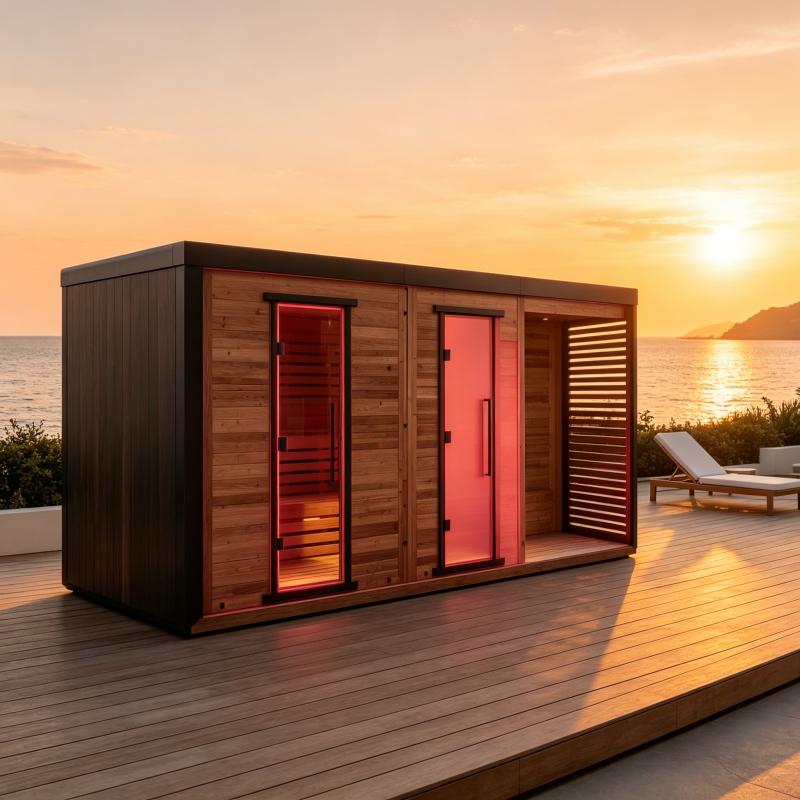 Özel Tasarım Ahşap Sauna Odası - Spa Wellness Resorts incelemesi ve fiyatı